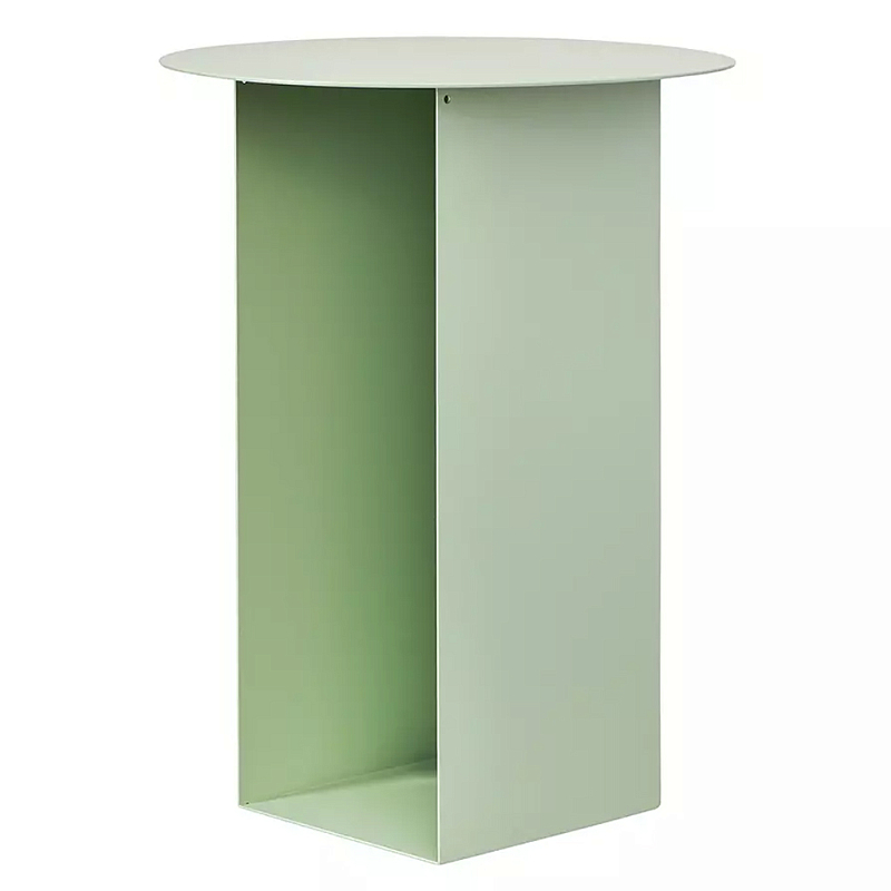 Журнальный столик с круглой столешницей и нишей для хранения Modern Table with Shelf Зеленый Сливовый Журнальный столик с круглой столешницей и нишей для хранения Modern Table with Shelf Зеленый Сливовый в Грозном | Loft Concept