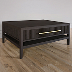 Кофейный стол Primo с двумя ящиками Темный орех варинант исполнения - 1 | Loft Concept в Грозном