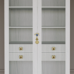 Дизайнерский шкаф витрина Elsa Dreams White с 4-мя ящиками варинант исполнения - 2 | Loft Concept в Грозном