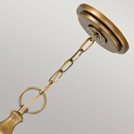 Люстра подвесная цвета латунь с прозрачным овальным стеклянным плафоном Hinkley варинант исполнения - 3 | Loft Concept в Грозном