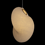 Подвесной светильник белый с фигурным тканевым плафоном White Whirlwinds варинант исполнения - 4 | Loft Concept в Грозном