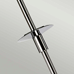 Подвесной светильник хромированного цвета с граненым прозрачным стеклянным плафоном Elstead Lighting варинант исполнения - 6 | Loft Concept в Грозном