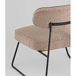 Кресло лаунж Kate букле капучино варинант исполнения - 3 | Loft Concept в Грозном