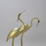 Статуэтка бронзовая пара Журавли Bronze Birds варинант исполнения - 1 | Loft Concept в Грозном