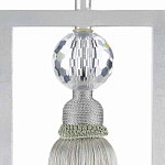 Торшер с прямоугольным тканевым абажуром на белом мраморном основании Silver Threads варинант исполнения - 2 | Loft Concept в Грозном