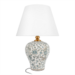 Настольная лампа с цветочной росписью Lamp Flower Painting варинант исполнения - 1 | Loft Concept в Грозном