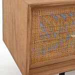 ТВ-тумба из массива тика Busto TV Stand варинант исполнения - 6 | Loft Concept в Грозном