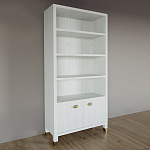 Книжный Стеллаж Elsa Dreams White с задней стенкой варинант исполнения - 2 | Loft Concept в Грозном