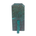 Часы погон ВС подарочные настольные из натурального камня Змеевик Military Clock варинант исполнения - 18 | Loft Concept в Грозном