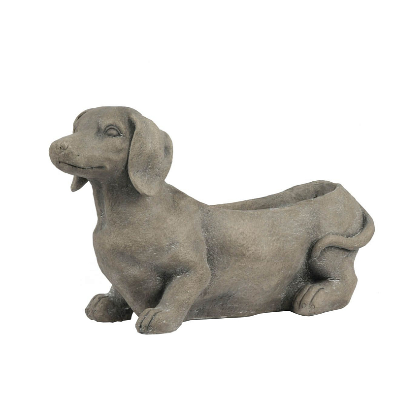 Кашпо The smiling dachshund Серый Кашпо The smiling dachshund Серый в Грозном | Loft Concept