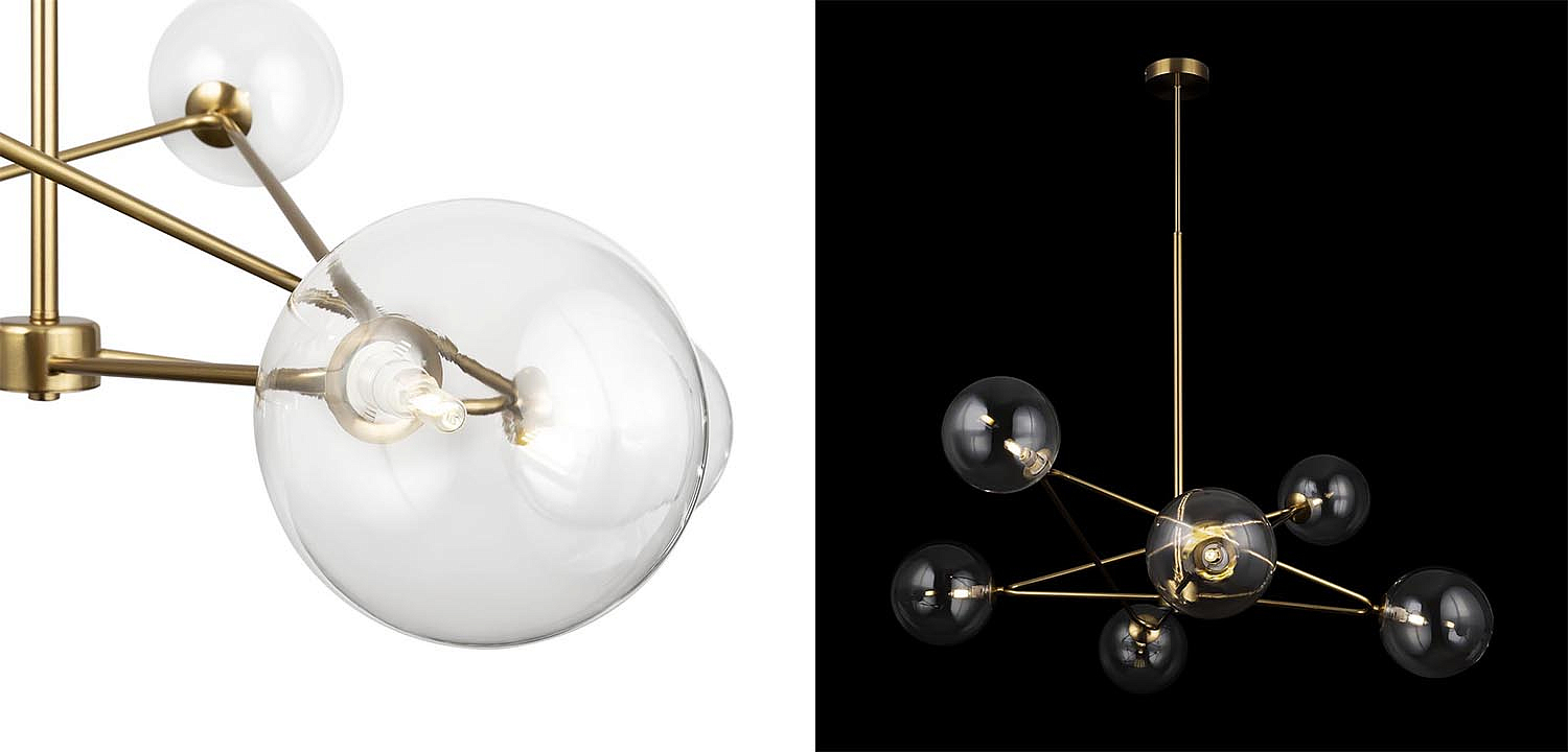 Люстра Chandelier Constellation Orbs Transparent Люстра Chandelier Constellation Orbs Transparent - Loft-Concept в Грозном
