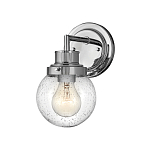 Бра для ванных комнат с прозрачным шарообразным плафоном из стекла с пузырьками на круглом основании Hinkley варинант исполнения - 6 | Loft Concept в Грозном