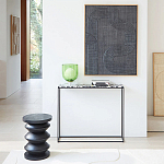 Фигурный приставной столик черного цвета AMORPHOUS варинант исполнения - 4 | Loft Concept в Грозном