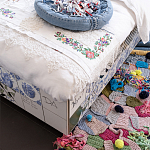 Дизайнерская кровать с системой хранения варинант исполнения - 4 | Loft Concept в Грозном