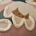 Подушка с цветочным принтом и кисточками Blooming Elegance Daisy варинант исполнения - 6 | Loft Concept в Грозном