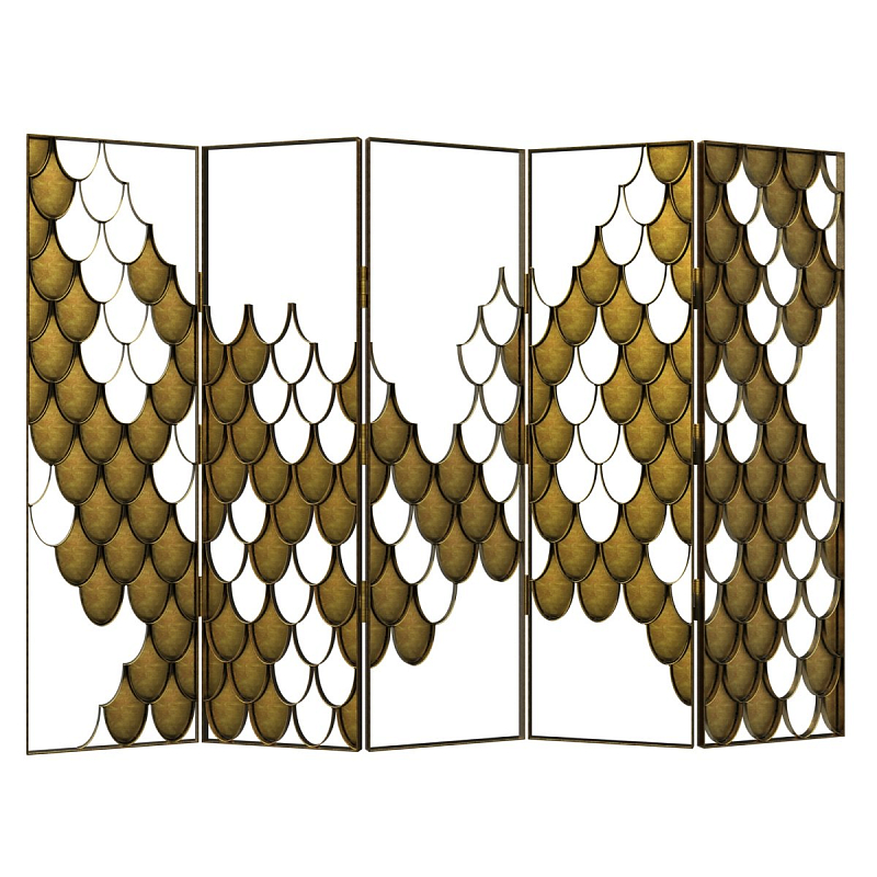 Ширма BRABBU Koi II SCREEN Золотой Ширма BRABBU Koi II SCREEN Золотой в Грозном | Loft Concept