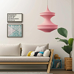 Подвесной вязаный розовый светильник «Моника» варинант исполнения - 4 | Loft Concept в Грозном