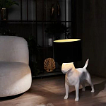 Лампа COLLECTION OF DOGS с абажуром Бультерьер варинант исполнения - 11 | Loft Concept в Грозном