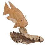 Статуэтка из дерева рыба Animals of the World варинант исполнения - 4 | Loft Concept в Грозном